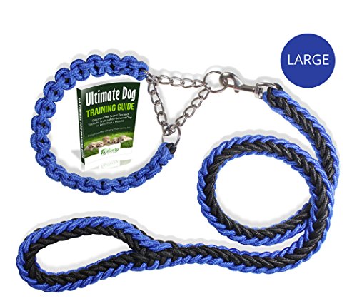 Olivery Heavy Duty Dog Martingale Braided Collar